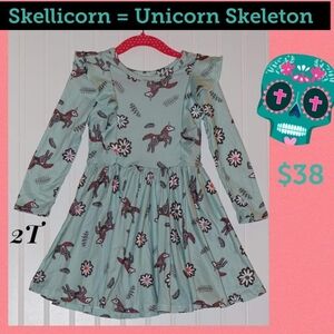 2/3 NWT long sleeve Dot Dot Smile Ruffle dress